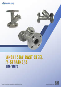 ANSI 150# Cast Steel  ​Y-Strainer Literature