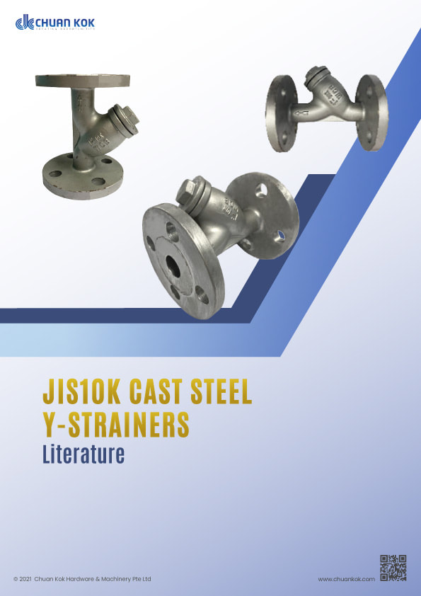 JIS 10K Cast Steel Y-Strainers Literature