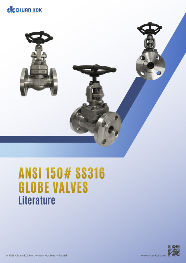 ANSI 150# SS316 Globe Valves Literature