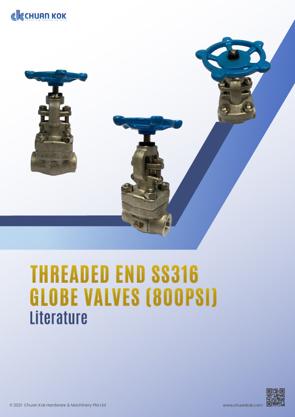 ​Threaded End SS316 Globe Valves (800PSI) Literature