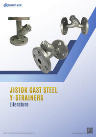 JIS 10K Cast Steel Y-Strainer Literature