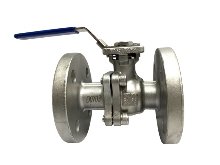 PN10/16 SS316 Flange End Ball Valve
