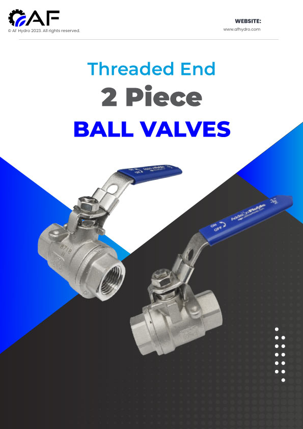 2 PC Threaded Ball Valves Catalogue