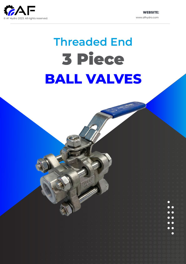 3 PC Threaded Ball Valves Catalogue