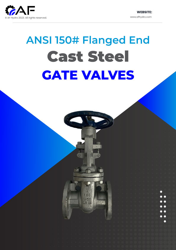 ANSI 150# Cast Steel Flange End Gate Valve - 5