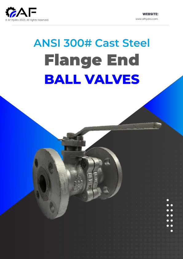 ANSI 300# Cast Steel Flange End Ball Valves Catalogue