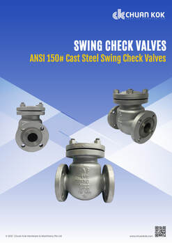 ​ANSI 150# Cast Steel Swing Check Valves Catalogue