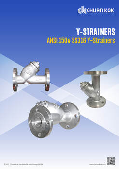ANSI 150# SS316 Y-Strainers Catalogue
