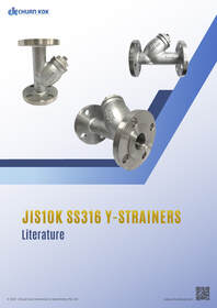 JIS 10K SS316 Y-Strainer Literature