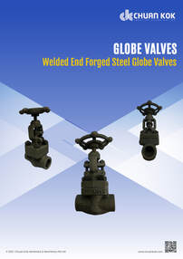 Welded End A105 Globe Valves