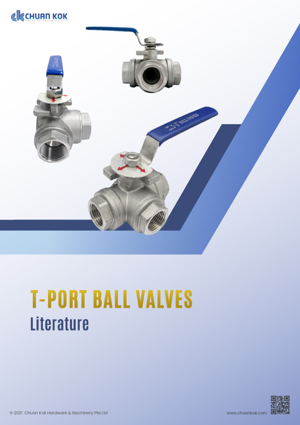​3 Way Ball Valve T-Port Literature