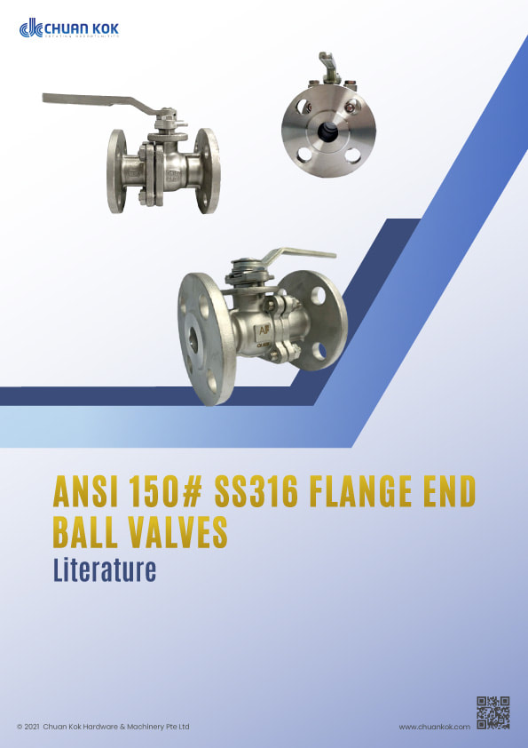 ANSI 150# SS316 Flange ​End Ball Valves Literature