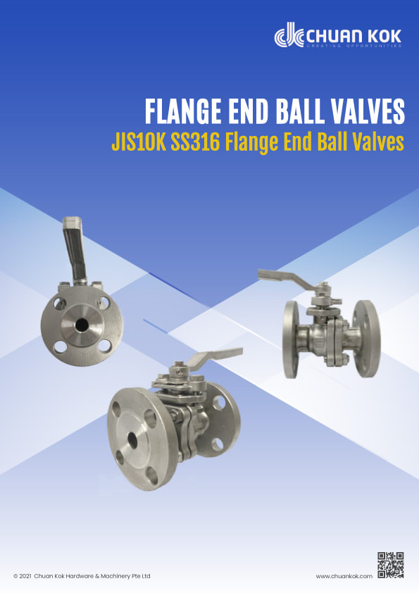 JIS 10K SS316 Flange End Ball Valves Catalogue