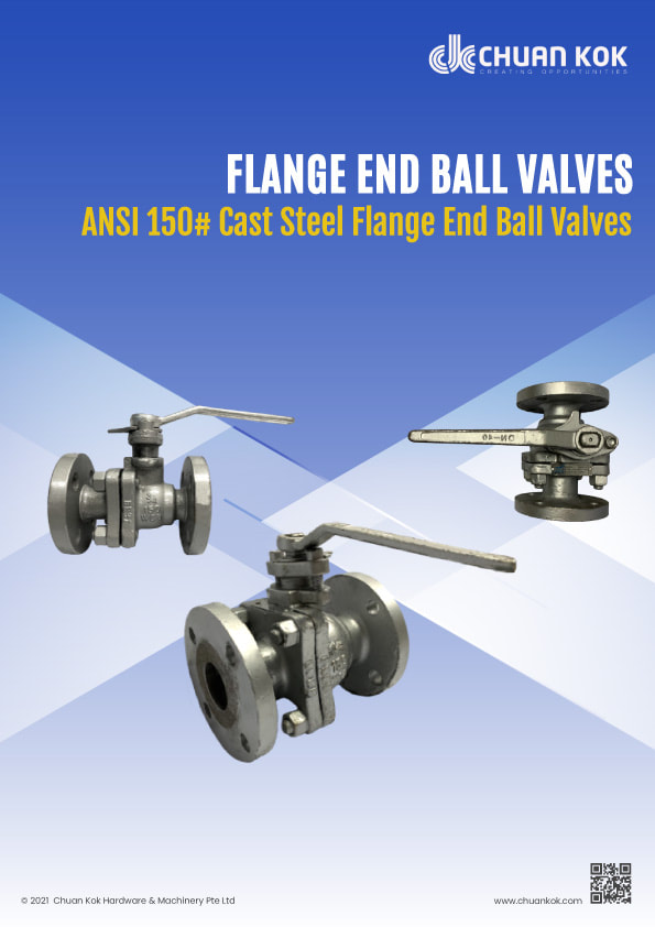 ANSI 150# Cast Steel Flange End Ball Valves Catalogue