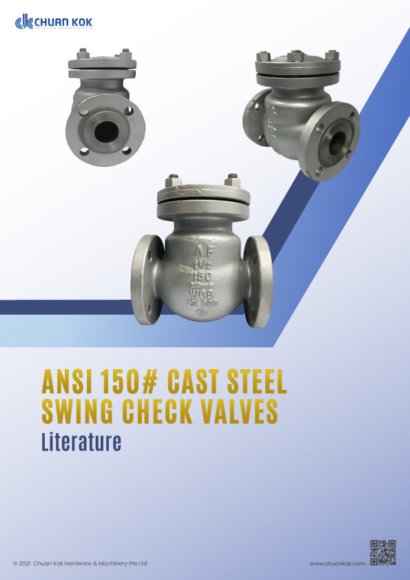 ​ANSI 150# Cast Steel Swing Check Valves Literature