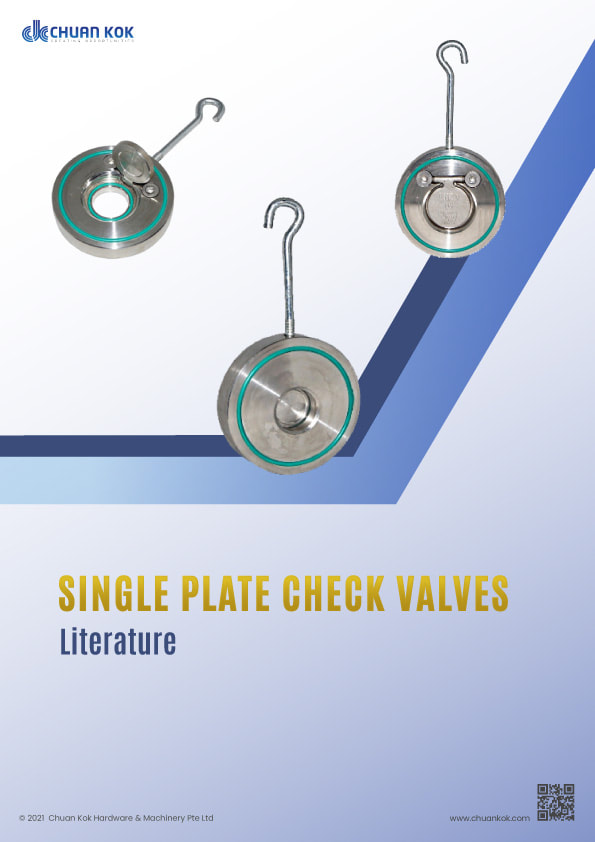 Wafer Type Swing Check Valves Literature