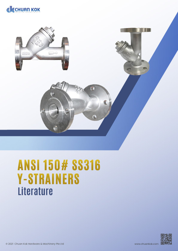 ANSI 150# SS316 Y-Strainers Literature