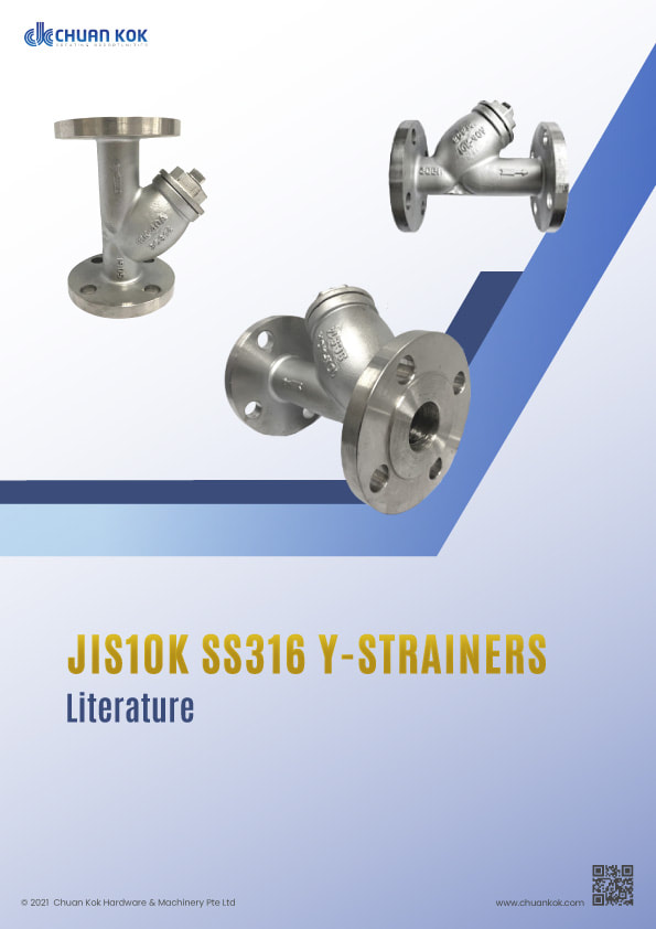 JIS 10K SS316 Y-Strainers Literature