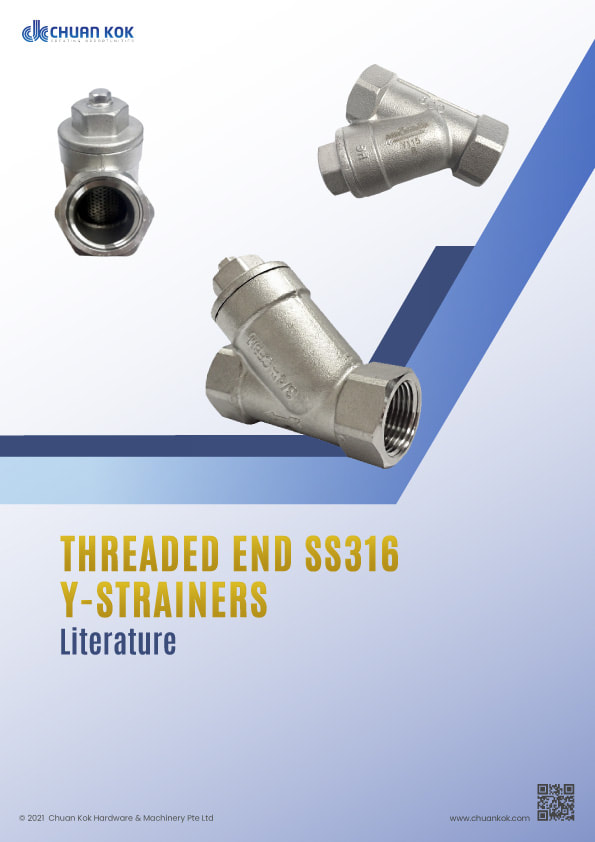 Threaded End SS316 Y-Strainers Literature