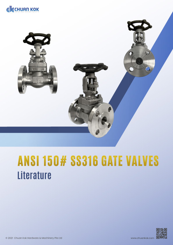 ANSI 150# SS316 Gate Valves Literature
