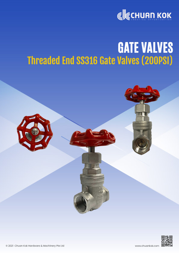 Threaded End SS316 Gate Valves (200PSI) Catalogue