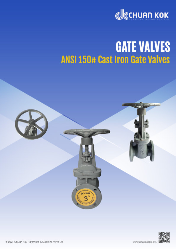 ANSI 150# Cast Iron Gate Valves Catalogue