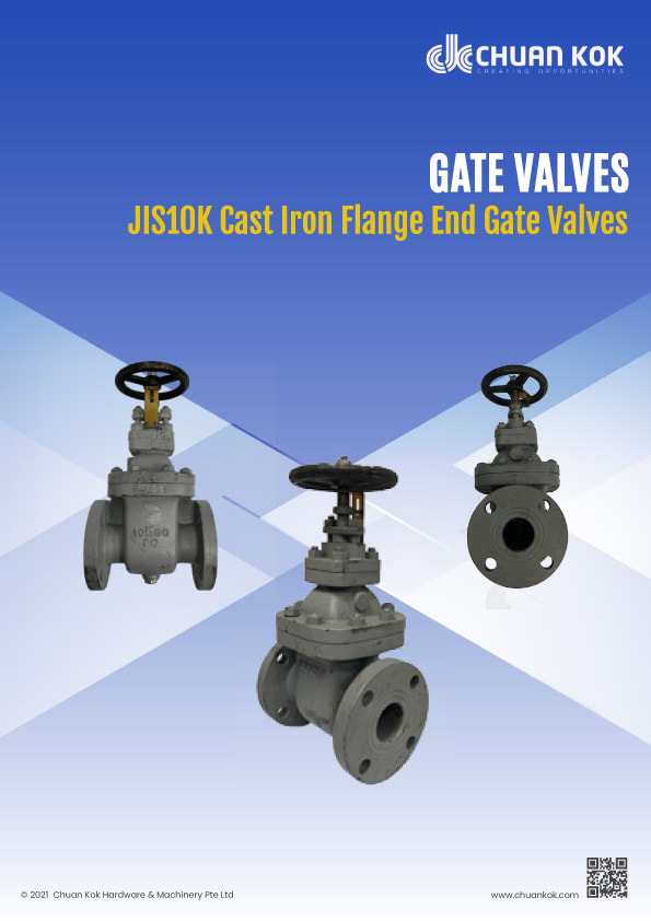 JIS 10K Cast Iron Gate Valves Catalogue