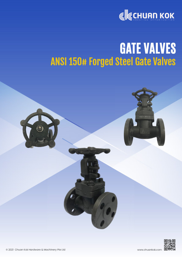 ANSI 150# Forged Steel Gate Valves Catalogue 