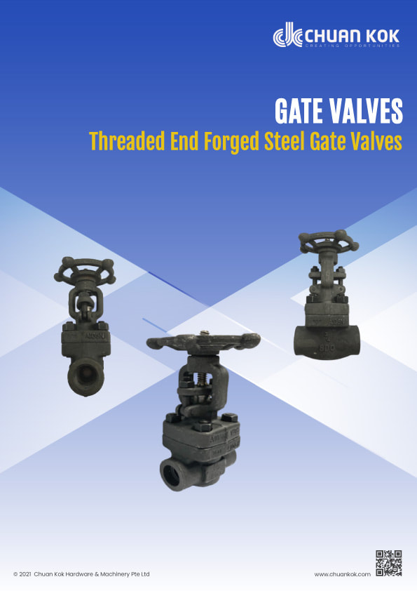 Threaded End Forged Steel Gate Valves Catalogue