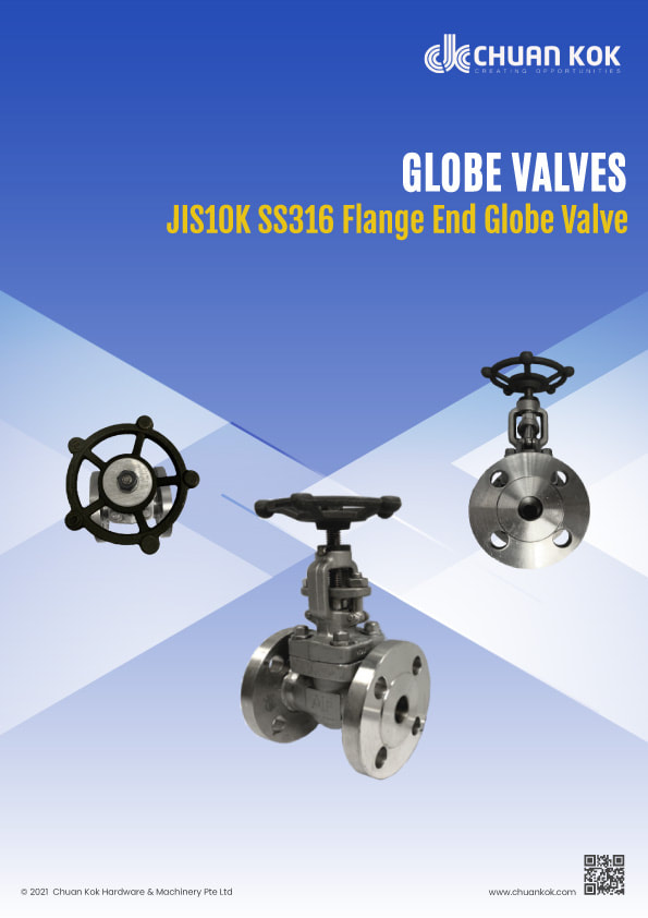 JIS 10K SS316 Globe Valves Catalogue