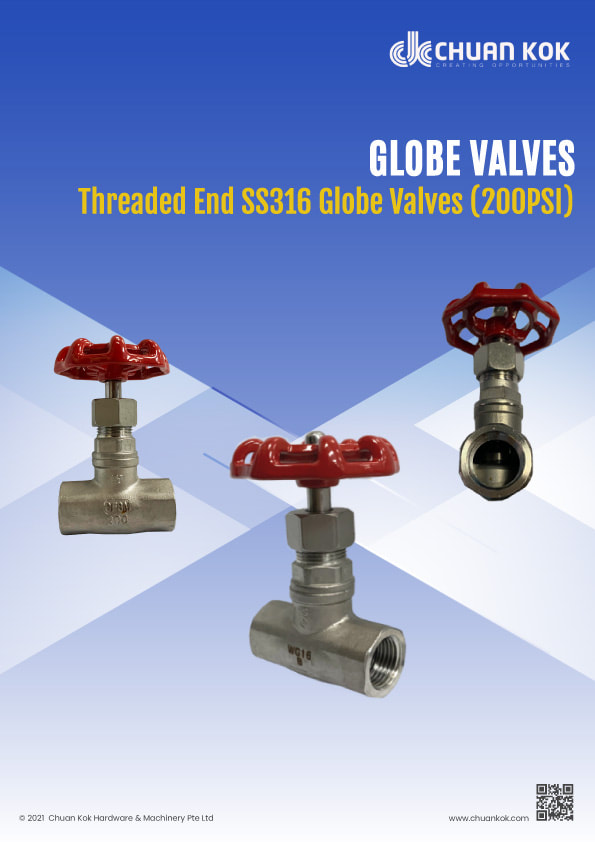 Threaded End SS316 Globe Valves (200PSI) Catalogue