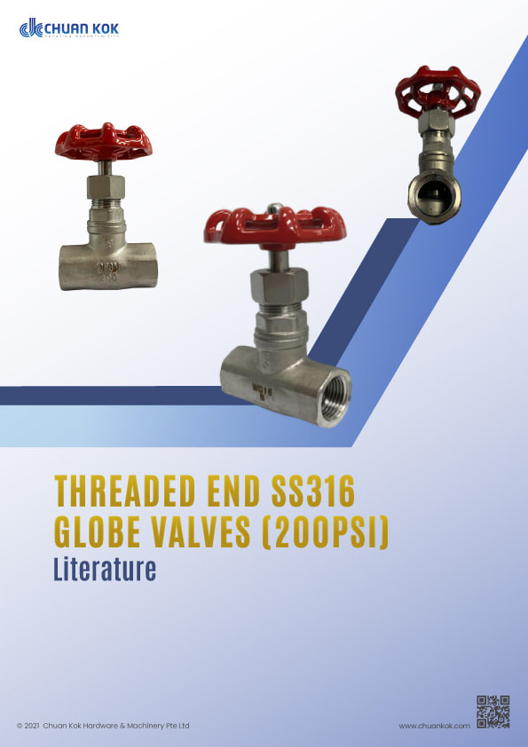 Threaded End SS316 Globe Valves (200PSI) Literature