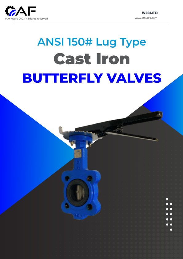 ANSI 150# Cast Iron Lug Type Butterfly Valves Catalogue