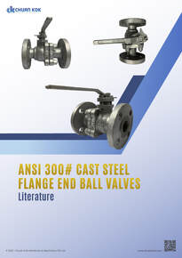 ANSI 300# Cast Steel Flange End Ball Valves Literature