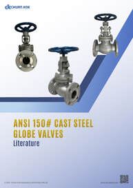 ANSI 150# Cast Steel Flange End Globe Valve Literature