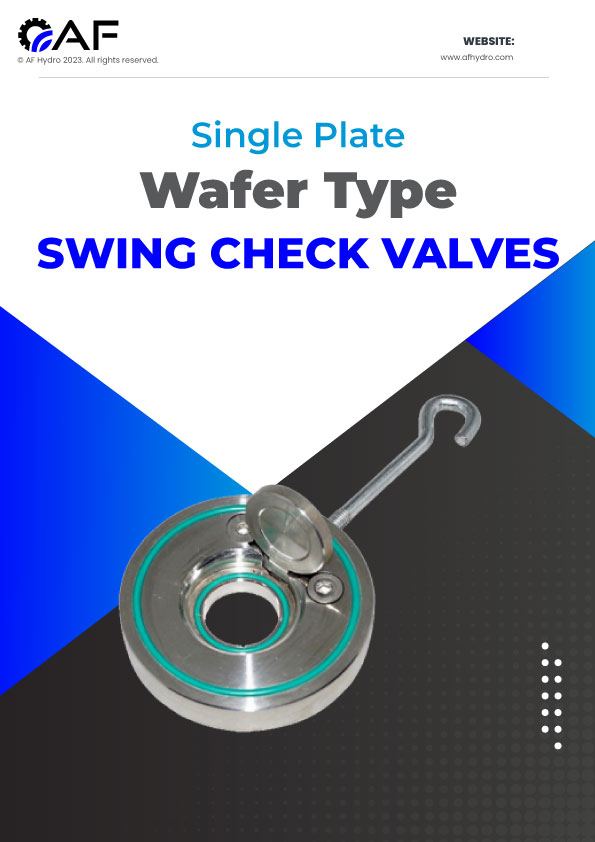 Wafer Type Swing Check Valves Catalogue