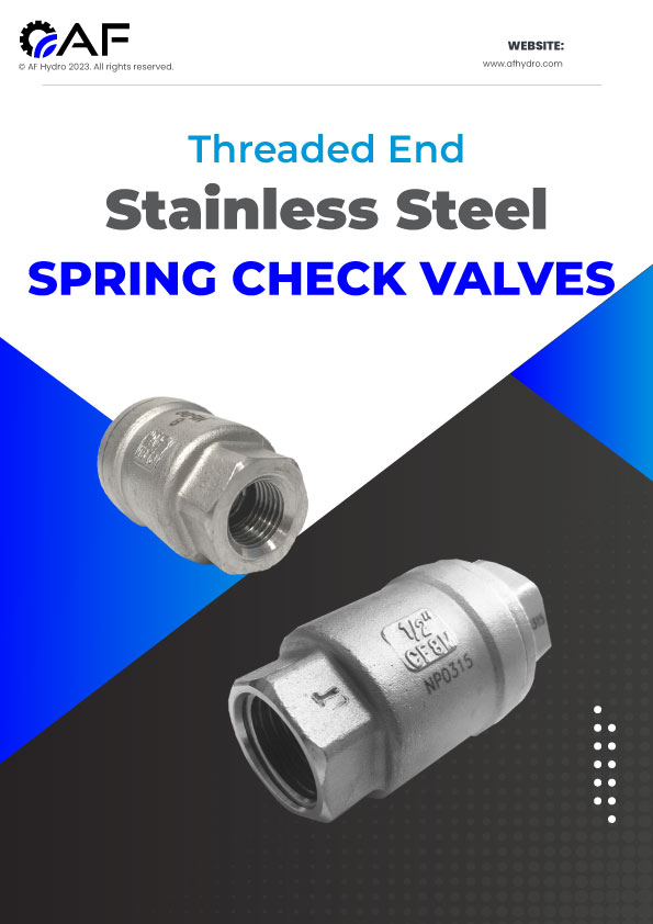 Spring Check Valve Catalogue