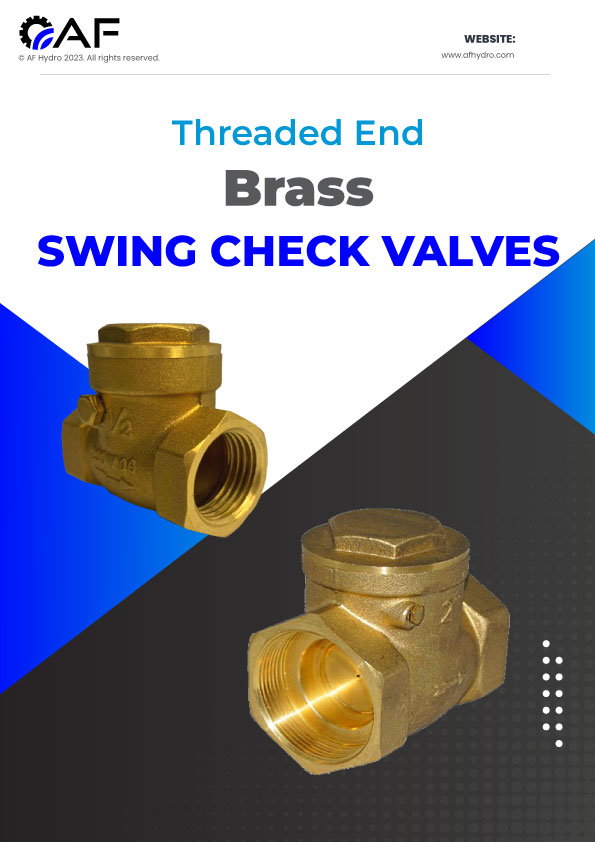 Threaded End Brass Swing Check Valves Catalogue