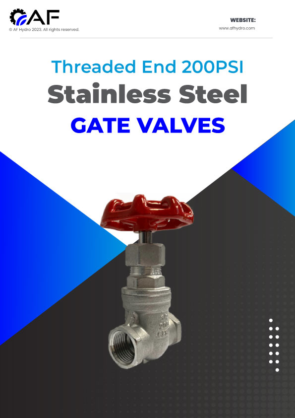 Threaded SS316 Gate Valve 200PSI Catalogue
