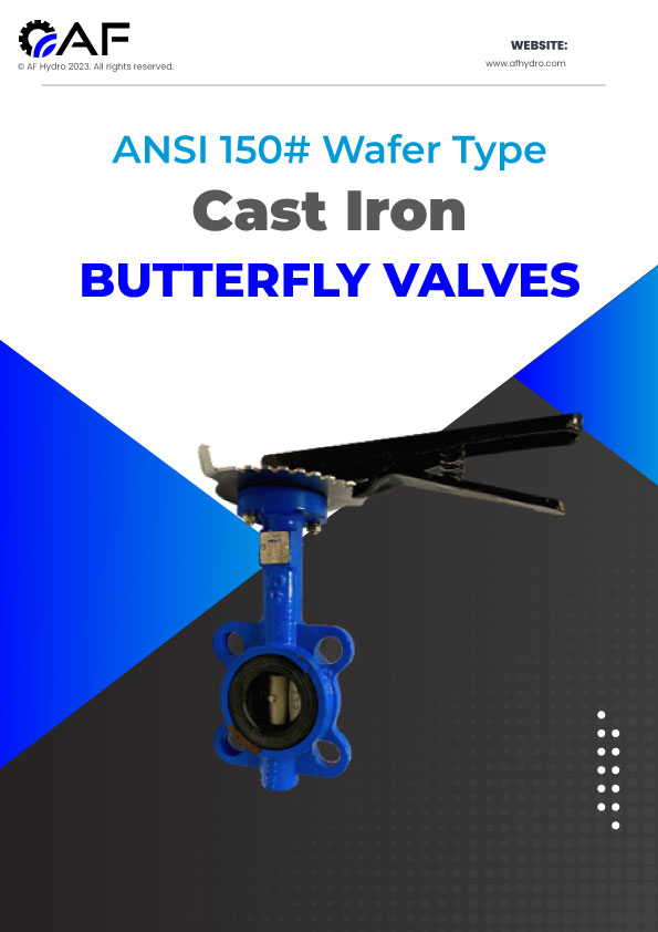 ANSI 150# Cast Iron Wafer Type Butterfly Valves Catalogue